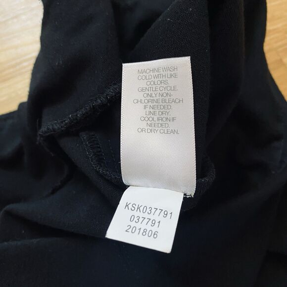 J. JILL XL Black Ponte Pencil Skirt A-Line Knee Length High Waist Stretch Slim - Picture 7 of 15